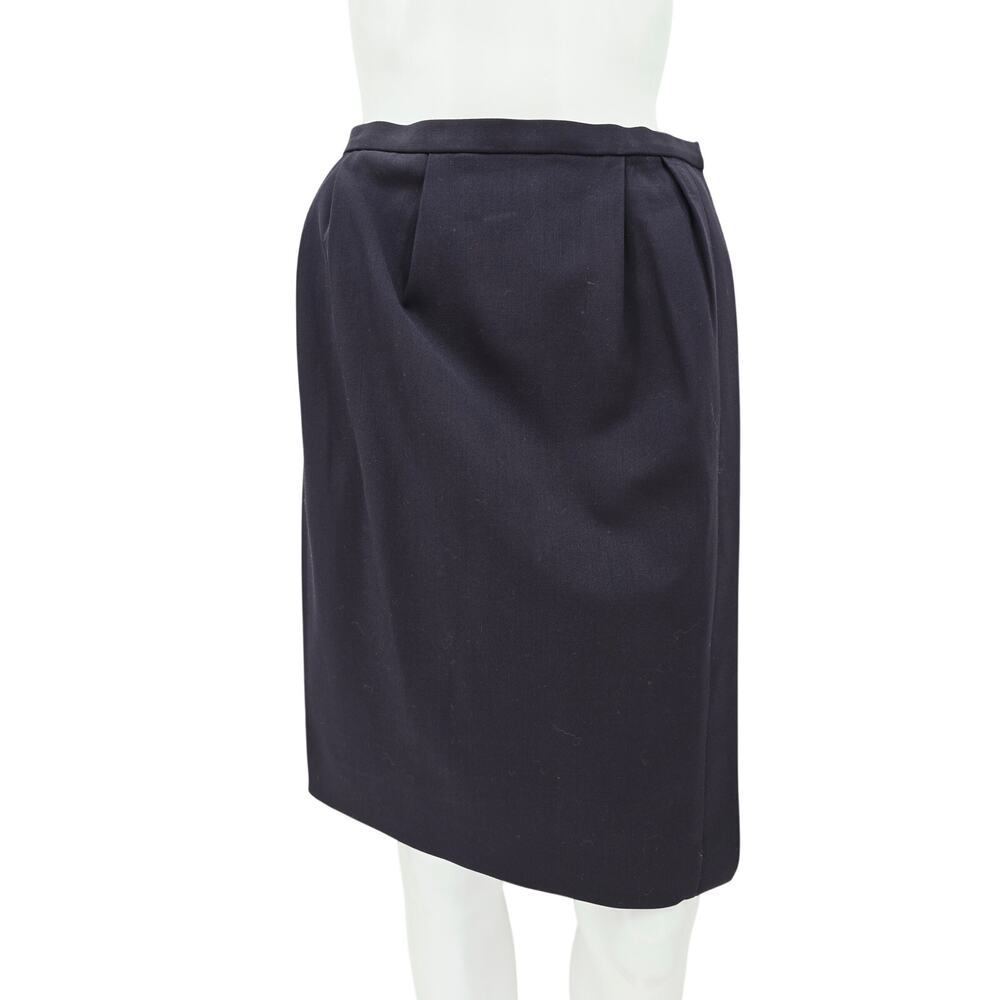 Theory Project Wrap Wool Twill Mini Skirt 6 Dark Purple New